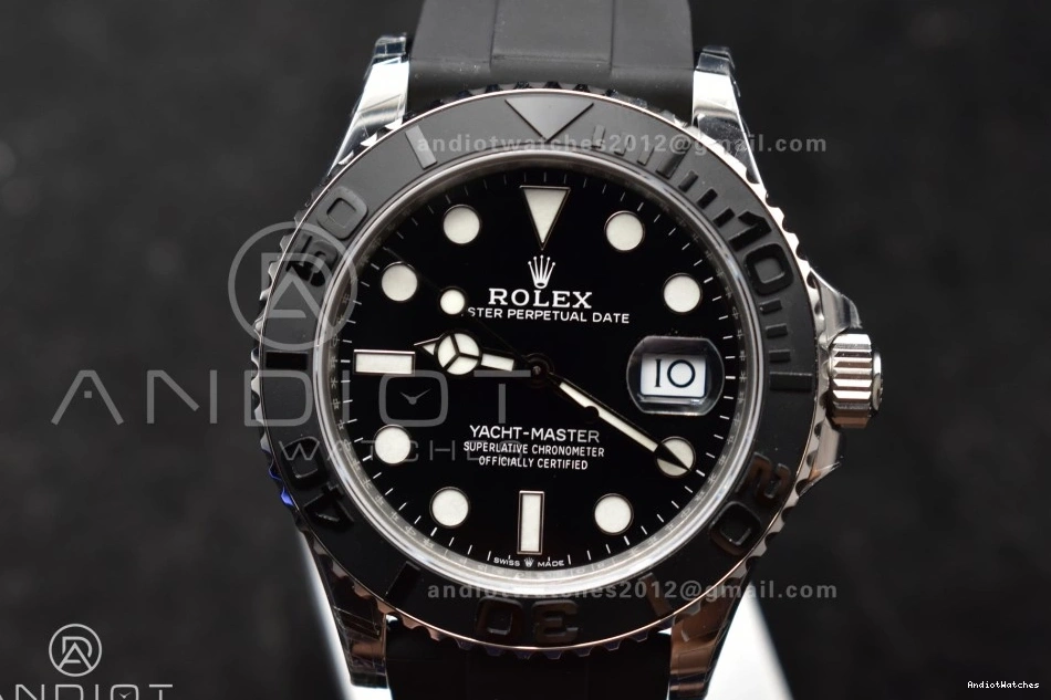 V3 1:1 226659 Weight) VS3235 flex 1213 WaterResistant Ceramic Bezel Yacht-Master Oyster Best Strap on (Gain VSF 42mm 3D Edition Black 1203